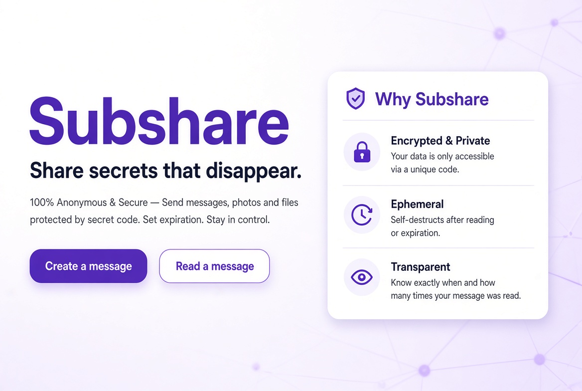 Subshare