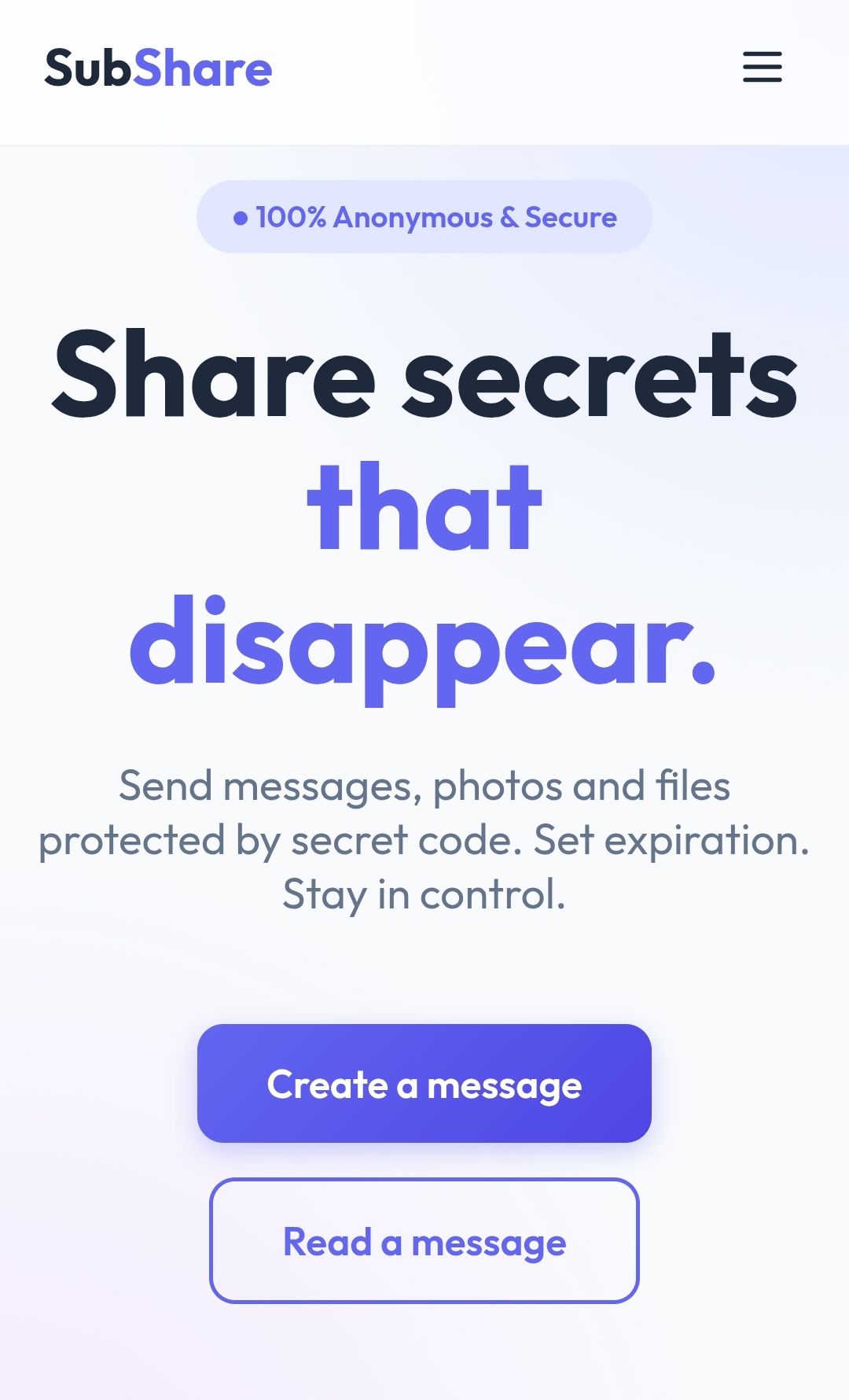 Subshare